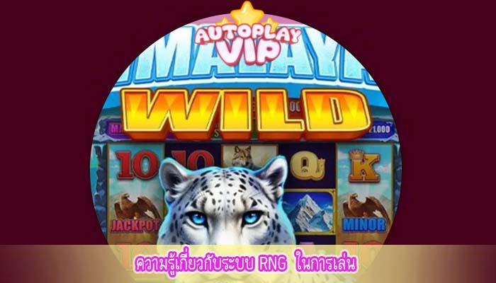 ความรู้เกี่ยวกับระบบ RNG  ในการเล่น